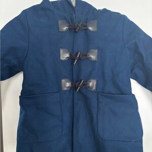 Jacadi Navy Toggle Trench Coat